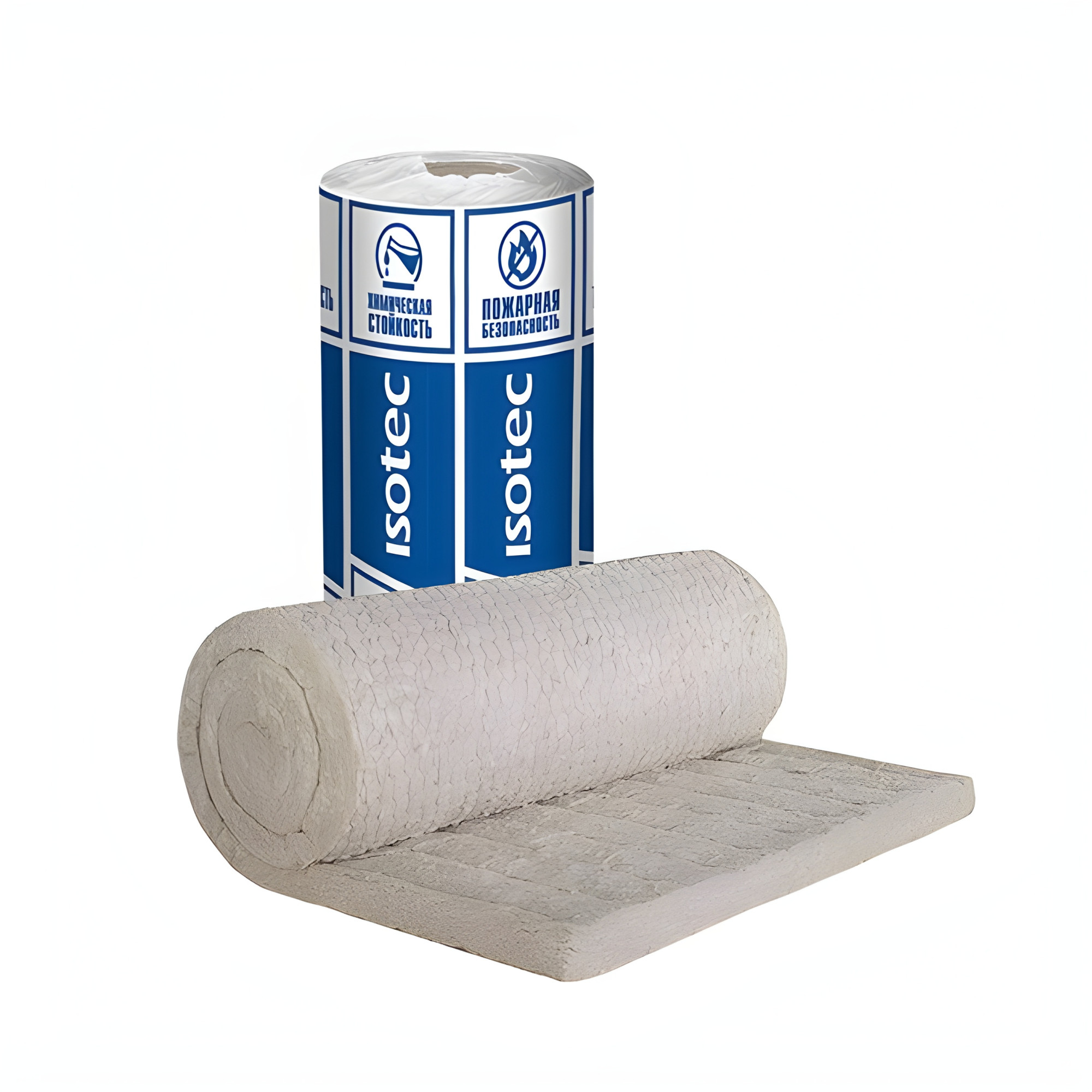 რულონური ქვაბამბა მავთულბადით Isotec Wired Mat 80 SM 2000x1000x50 მმ. (2 კვ.მ) — ტექნიკური იზოლაცია